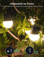 Govee Outdoor LED Lichterkette 30m, dimmbar, RGBICW, 16 Mio Farben, 47 Modi, 100lm/LED, 25000h, IP65, Alexa & Google kompatibel