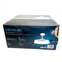 Cecotec EnergySilence Aero 4280 Deckenventilator 40W 106cm mit Lampe, Timer, 3 Lichtfarben, Sommer-Winter, Weiß