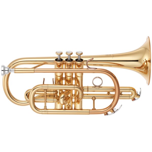 YAMAHA YCR-6335 II Cornet, brass bell 119.4 mm, bore 11.73 mm, gold-colored