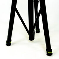 GRAVITY SP 5212 B Lautsprecherständer, schwarz, stabil, höhenverstellbar, für optimale Klangpositionierung