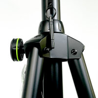 GRAVITY SP 5212 B Lautsprecherständer, schwarz, stabil, höhenverstellbar, für optimale Klangpositionierung