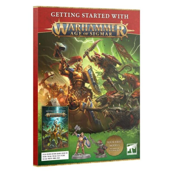 Age of Sigmar Starter-Set (EN) – Einsteigerbox mit Spielanleitung und Miniaturen, Artikelnummer 80-16