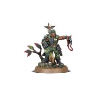 Warhammer 40,000 Astra Militarum Catachan Colonel Miniature, highly detailed, collectible figure, tabletop game accessory