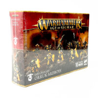 Warhammer Age of Sigmar 89-61 Orruk Ardboys Miniaturenset, detailreiche Fantasy-Figuren für Tabletop-Spiele