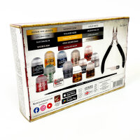 Warhammer Age of Sigmar Farb- und Werkzeugset für Miniaturbemalung, inklusive Farben und Pinseln