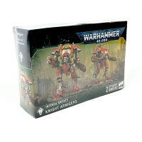Warhammer 40k Imperial Knights Knight Armigers - Miniatur, detailreiche Kriegsroboter, Tabletop-Spiel Zubehör