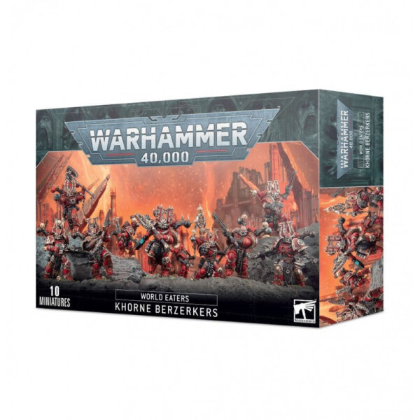 Warhammer 40k Khorne Berserker World Eaters Miniature Warrior Chaos Space Marines Collectors Figure
