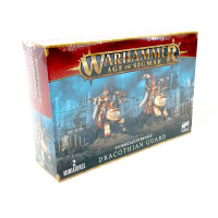 Warhammer Stormcast Eternals Dracothian Guard Elite-Krieger mit Drachenreiter-Rüstung und mächtigen Waffen
