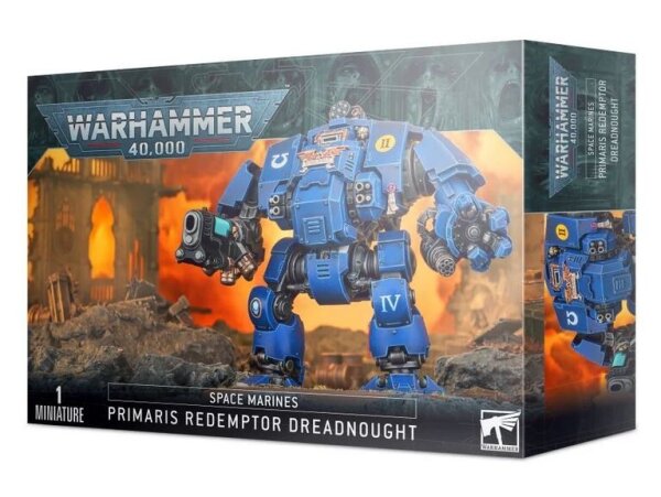 Warhammer 40K Space Marines Redemptor Dreadnought – Miniature, highly detailed, for tabletop games