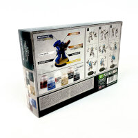 Warhammer 40k Space Marines Infernus Marines Set mit Farben – Miniaturen und Malzubehör für Tabletop-Spiel