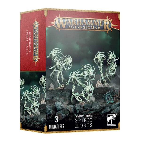 Warhammer Age of Sigmar Nighthaunt Spirit Hosts, 3 detailreiche Miniaturen für Tabletop-Spiele