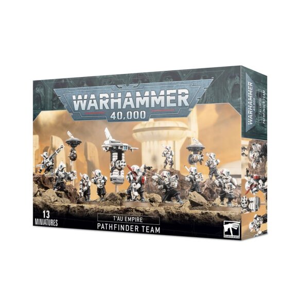 Warhammer 40K TAU Empire Späherteam, 13 Miniaturen, detailreiche Figuren für Tabletop-Spiel