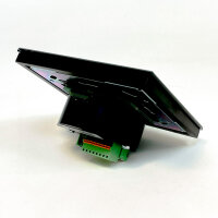 Messerschmitt electronic card reader Glass wall reader, black, compact, user-friendly