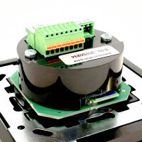 Messerschmitt electronic card reader Glass wall reader, black, compact, user-friendly