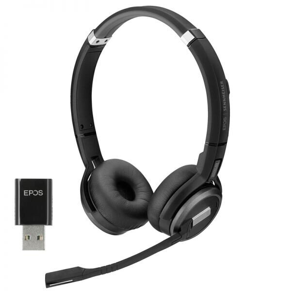 EPOS SDW 5061-EU Duo Headset for PC/Laptop with USB-A DECT Dongle, professional, dual-ear