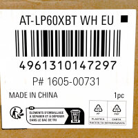 Audio-Technica AT-LP60XBTWH Turntable White with Bluetooth and Integrated Phono Preamplifier