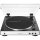 Audio-Technica AT-LP60XBTWH Turntable White with Bluetooth and Integrated Phono Preamplifier