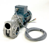 VARVEL FRS50/PC 25 mm worm gear with ELK IE2 electric motor 3 Mot. 2EL071M4B-FC-AO-L99, used with dent