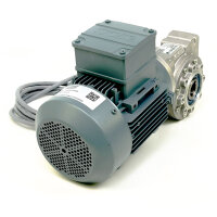 VARVEL FRS50/PC 25 mm worm gear with ELK IE2 electric motor 3 Mot. 2EL071M4B-FC-AO-L99, used with dent