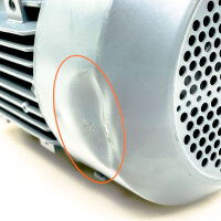 VARVEL FRS50/PC 25 mm worm gear with ELK IE2 electric motor 3 Mot. 2EL071M4B-FC-AO-L99, used with dent