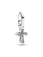 Pandora Charm Pendant Sparkling Cross in Silver, elegant...