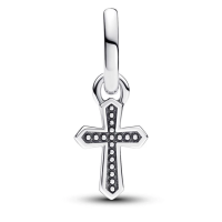 Pandora Charm Pendant Sparkling Cross in Silver, elegant...