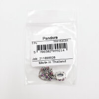 PANDORA Charm Pendant Family Tree Heart Silver Pink Filigree Personalizable