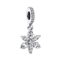PANDORA Charm Pendant Sparkling Herbarium Cluster in...