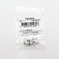 PANDORA Charm-Anhänger Funkelnder Herbarium Cluster aus Silber, filigranes Design, funkelnde Details