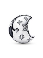 Pandora Charm-Anhänger Halbmond aus Silber –...