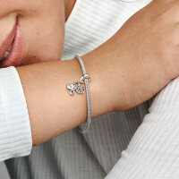 PANDORA Charm-Anhänger Familie Unendlichkeit aus Silber, eleganter Schmuck für Armbänder
