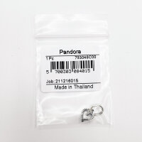 Pandora Charm Anhänger Freihändiges Herz aus Silber, filigranes Design, eleganter Schmuck für Armbänder