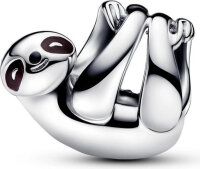 Pandora Charm Pendant Hanging Sloth in silver, detailed...