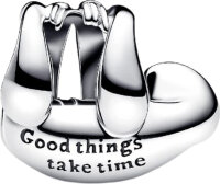 Pandora Charm-Anhänger Hängendes Faultier aus Silber, detailreich und hochwertig verarbeitet