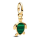 PANDORA Charm Pendant Green Turtle Gold Green Jewelry Pendant Animal Motif