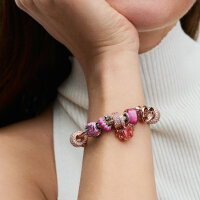 Pandora Charm-Anhänger Schmetterling rosévergoldet, mehrfarbig, filigranes Design