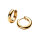 Pandora Womens Hinged Hoop Earrings 16 mm, Gold, Elegant Earrings