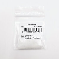 Pandora Clip-Charm rund aus Gold, eleganter Schmuckanhänger für Armbänder