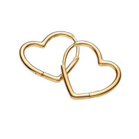 Pandora womens earrings, asymmetrical heart design,...