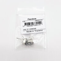 PANDORA Ohrstecker aus Silber, zeitloses Design, elegante Schmuckstücke für Damen
