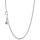 Pandora womens necklace, 45cm, silver, simple design without pendant, elegant jewelry