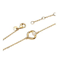 Pandora Damen-Armband 20cm mit Perle, Gold und...