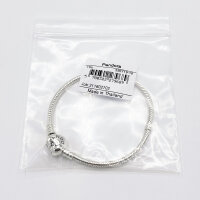 Pandora bracelet 18 cm, silver, snake chain bracelet with...