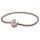 Pandora Armband 18cm, Schlangenarmband mit Kronenverschluss, funkelnd, rosegoldfarben, eleganter Schmuck