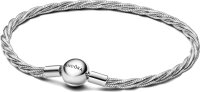 Pandora Gliederarmband 21cm, gedrehter Rundverschluss,...
