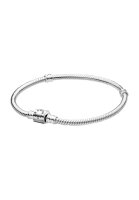 PANDORA Snake Link Bracelet 17cm in Silver, elegant piece...