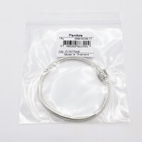 PANDORA Snake Link Bracelet 17cm in Silver, elegant piece...