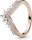 PANDORA Princess Wishbone Ring Rose Gold Size 54 Elegant womens ring Delicate design