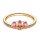 PANDORA Ring Size 50 Disney Rapunzel Princess Gold and Pink, delicate design
