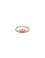 PANDORA Ring Size 52 Disney Rapunzel Princess Gold Pink...